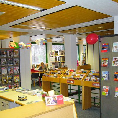 Einblick in die Stadtb�cherei